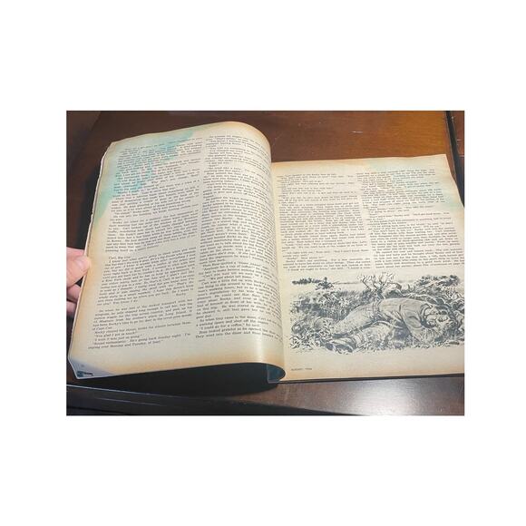 Saga Magazine | August 1954 | The Real Moby Dick | Pulp Adventure | Vintage - Picture 4 of 5